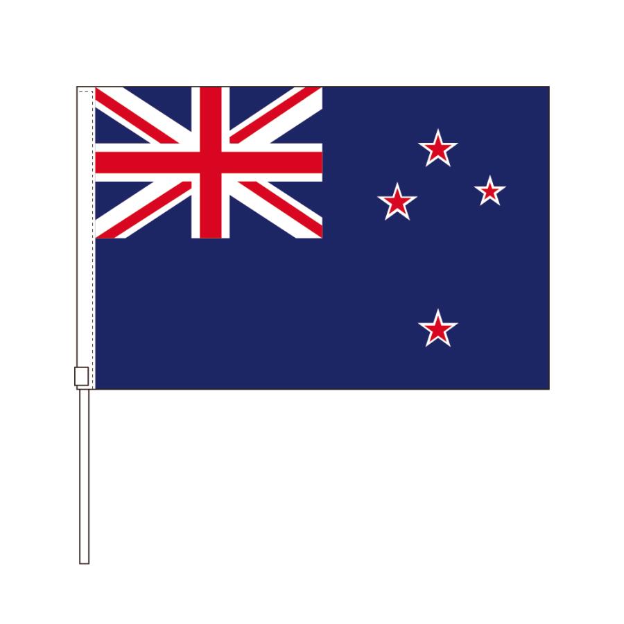ニュージーランド 国旗 応援手旗sf 旗サイズ 30cm ポリエステル製 ポール31cmのセット トスパ世界の国旗販売 Yahoo 店 通販 Yahoo ショッピング