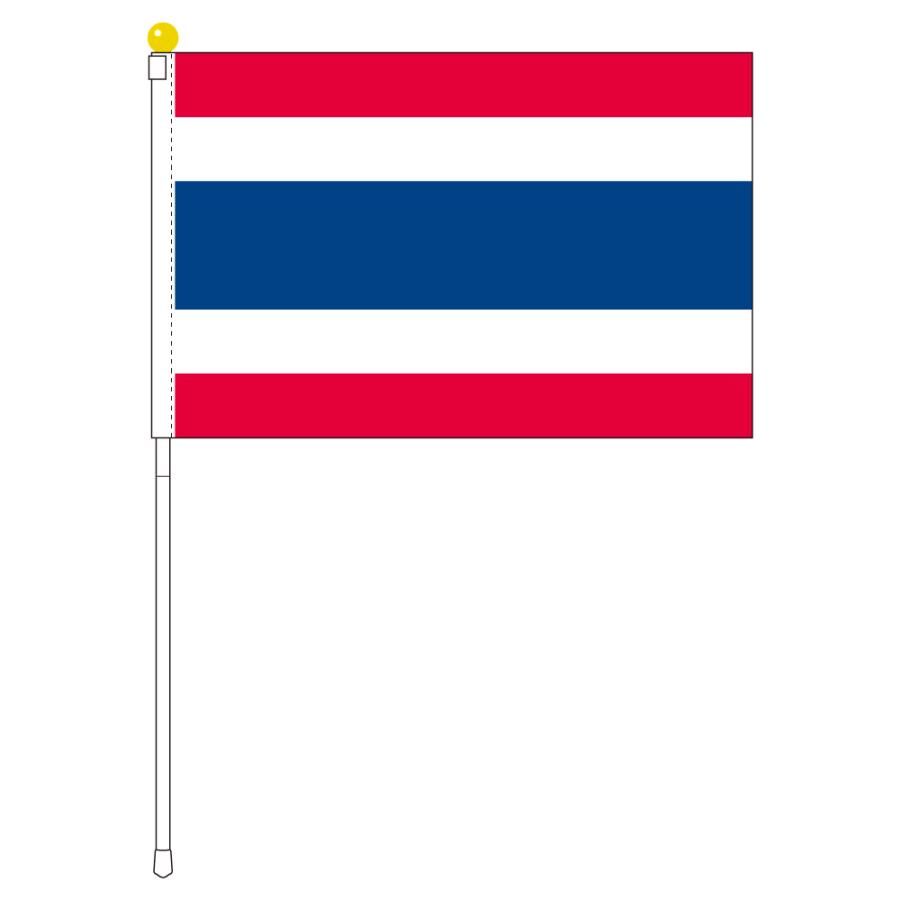 タイ国旗 ポータブルフラッグ 旗サイズ25 37 5cm テトロン製 日本製 世界の国旗シリーズ トスパ世界の国旗販売 Yahoo 店 通販 Yahoo ショッピング