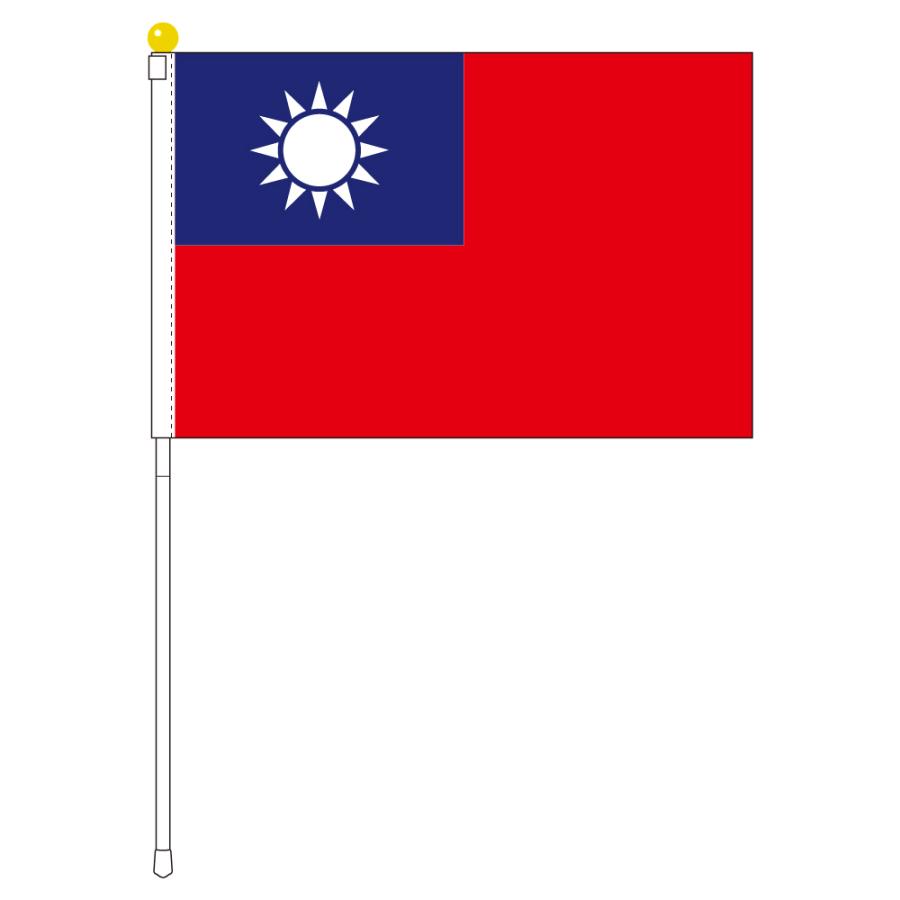 TOSPA 台湾 中華民国 旗 ポータブルフラッグ 旗サイズ25×37.5cm