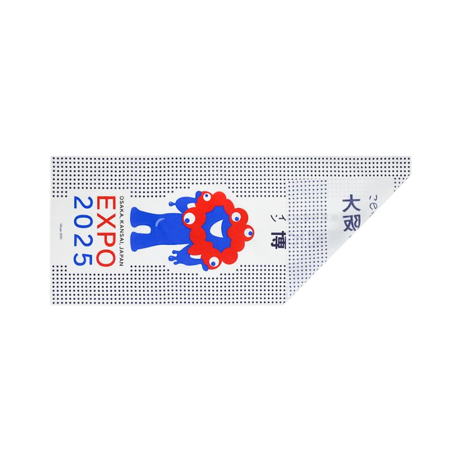 EXPO2025 ミャクミャク 手ぬぐい 豆絞り 紺 2025大阪・関西万博公式