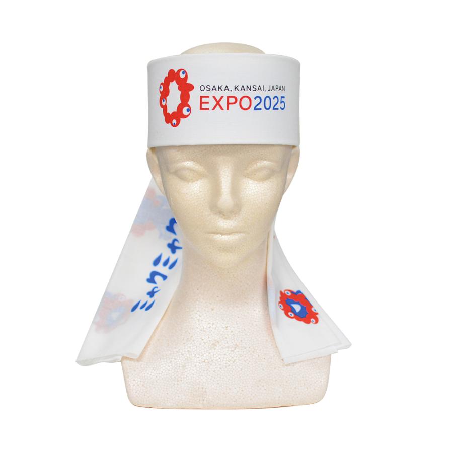 EXP02025 ミャクミャク ハチマキ手ぬぐい 各種ポーズ 2025大阪・関西