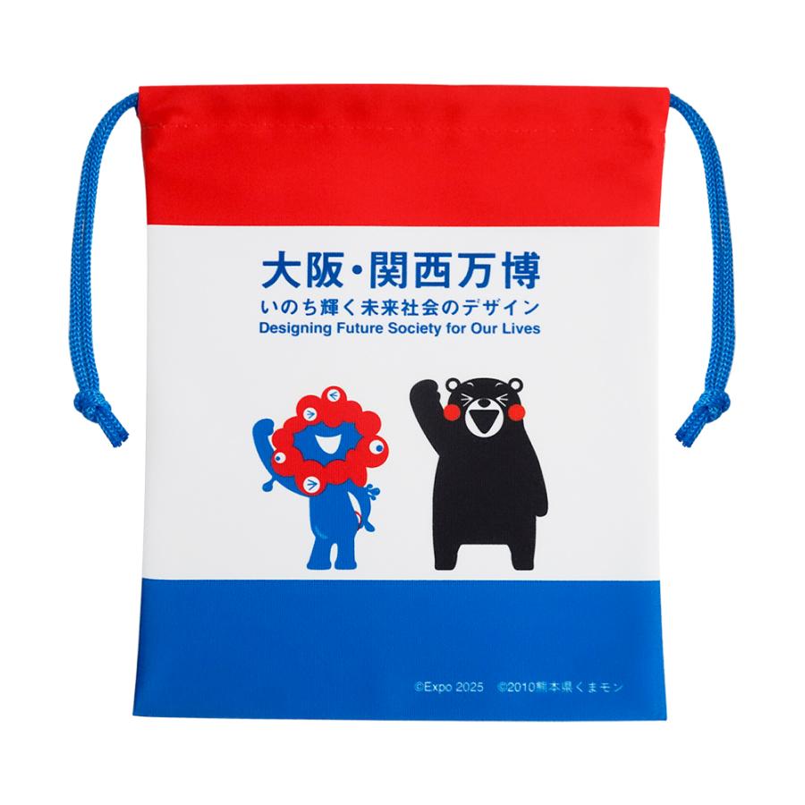 EXPO2025 ミャクミャク 【くまモン】 巾着（きんちゃく） 2025大阪