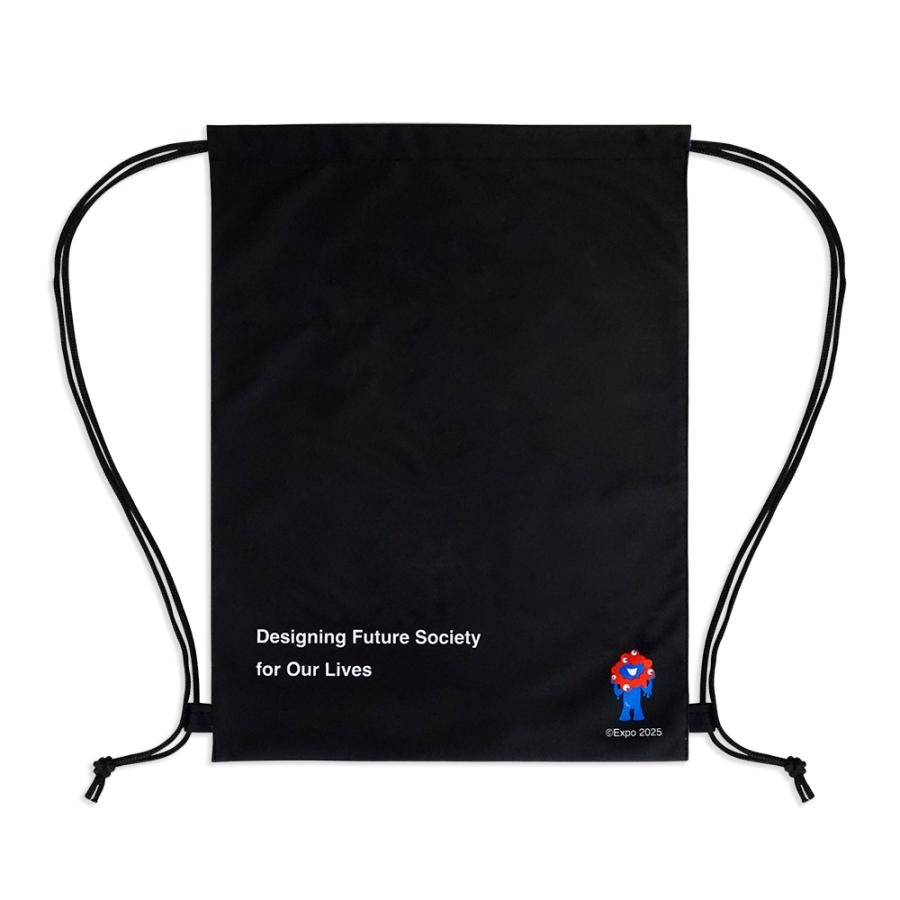 EXPO2025 ミャクミャク Mid Century 黒 ナップザック 2025大阪・関西