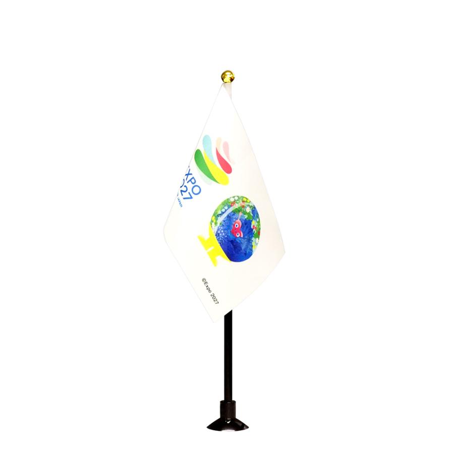 EXPO2027 トゥンクトゥンク ミニフラッグ 白 2027国際園芸博公式