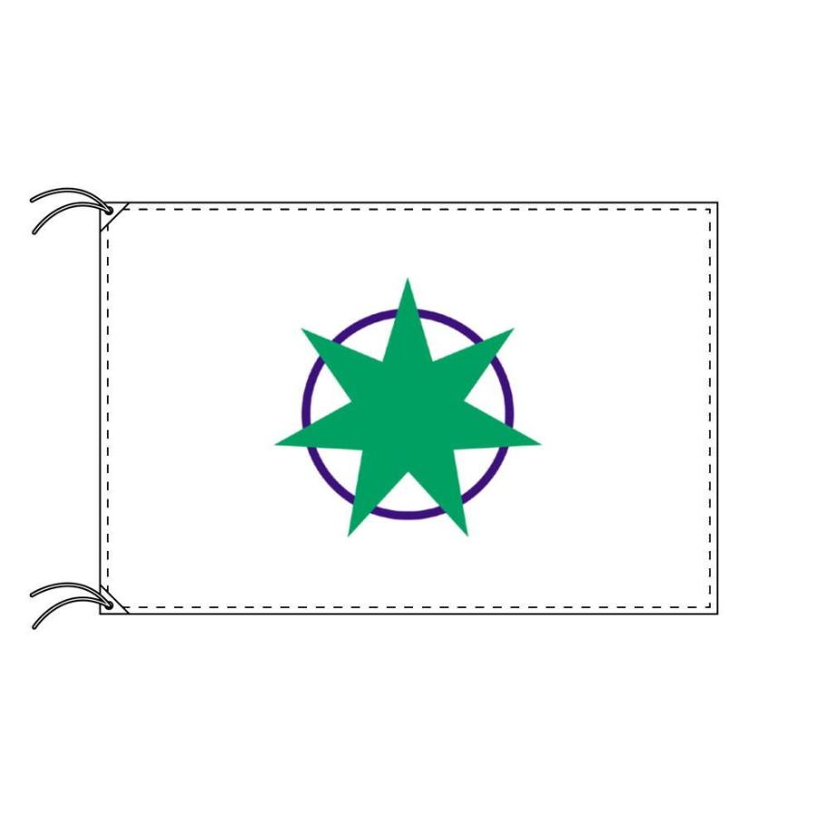 TOSPA 青森市旗 青森県県庁所在地の市の旗 100×150cm テトロン製 日本製 日本の県庁所在地旗シリーズ