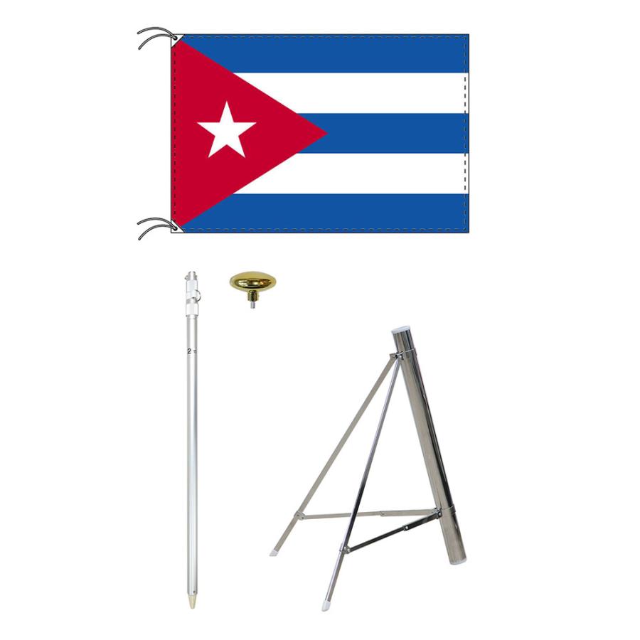 送料無料 世界の国旗セット キューバ国旗セット サイズ70 105ｃｍ ポール スタンド付き Pset トスパ世界の国旗販売 Yahoo 店 通販 Yahoo ショッピング