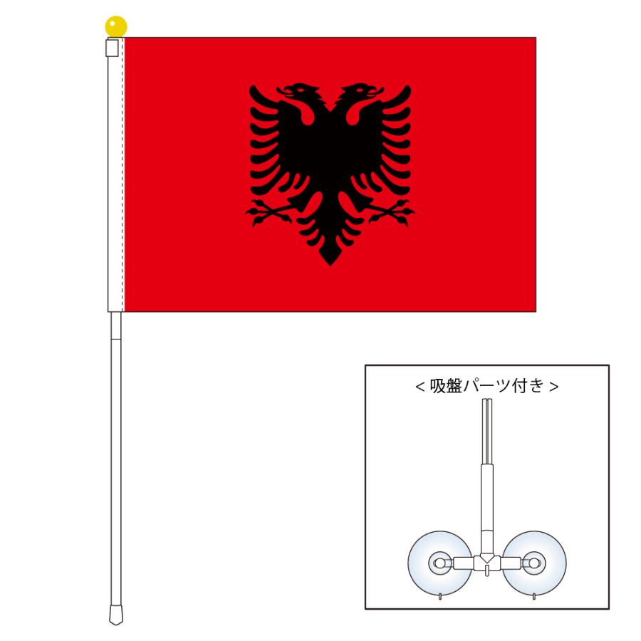 希少品！BIG アルバニア共和国国旗　東ヨーロッパ　ヴィンテージインダストリアル 海外限定 国旗 アルバニア共和国 双頭の鷲 ワシ 特大フラッグ