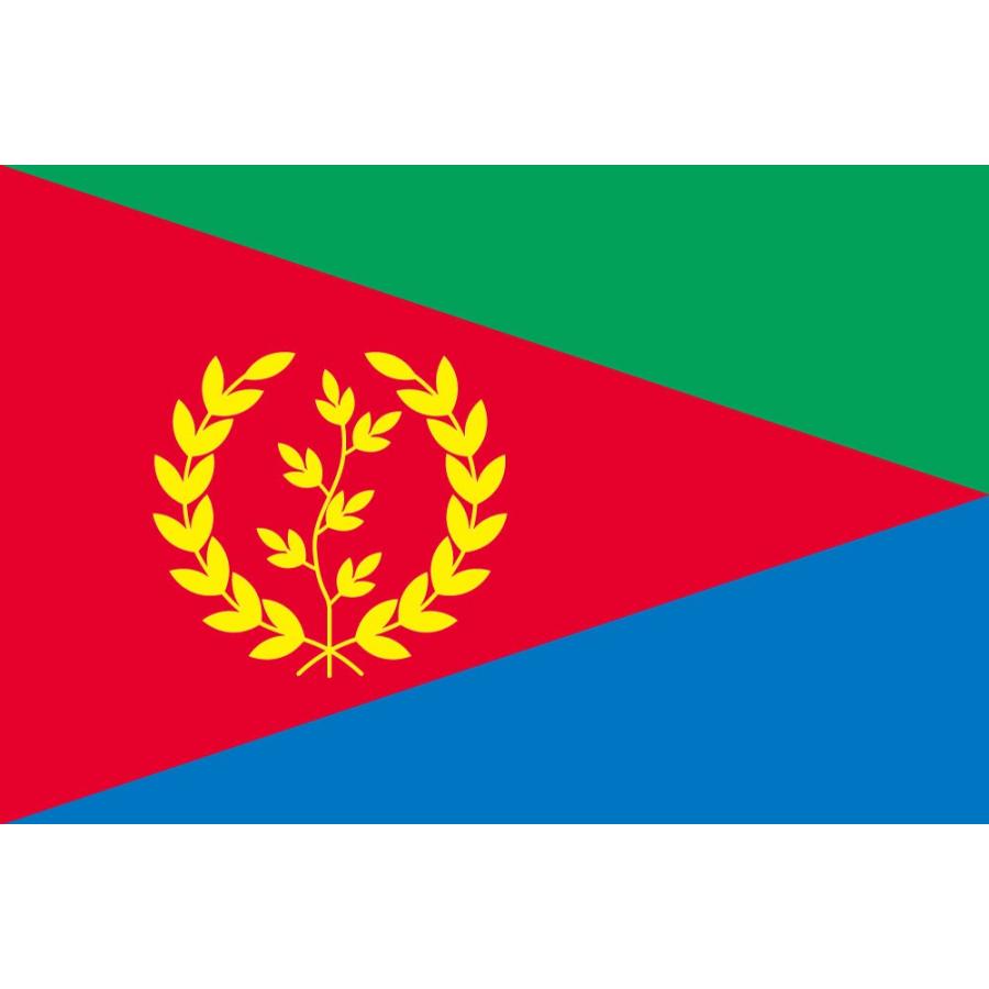 TOSPA  エリトリア国旗セット 高級アルミ合金パーツ付き