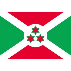 TOSPA ブルンジ国旗セット 高級アルミ合金パーツ付き