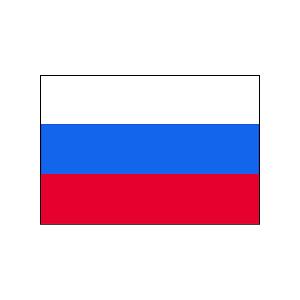 TOSPA  ロシア国旗セット 高級アルミ合金パーツ付き