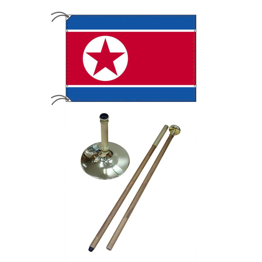TOSPA 高級直立型 国旗セット 朝鮮民主主義人民共和国(北朝鮮 TOSPA 高級直立型 国旗セット 朝鮮民主主義人民共和国(北朝鮮