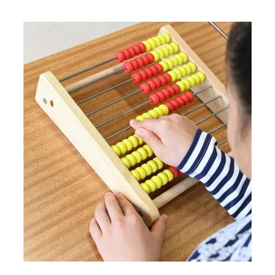 児童用 百玉そろばん（ 小学生用 ） 基礎学習 特別支援教育 そろぼん 数の概念 トモエ算盤製 TOSS教材 |  | 01