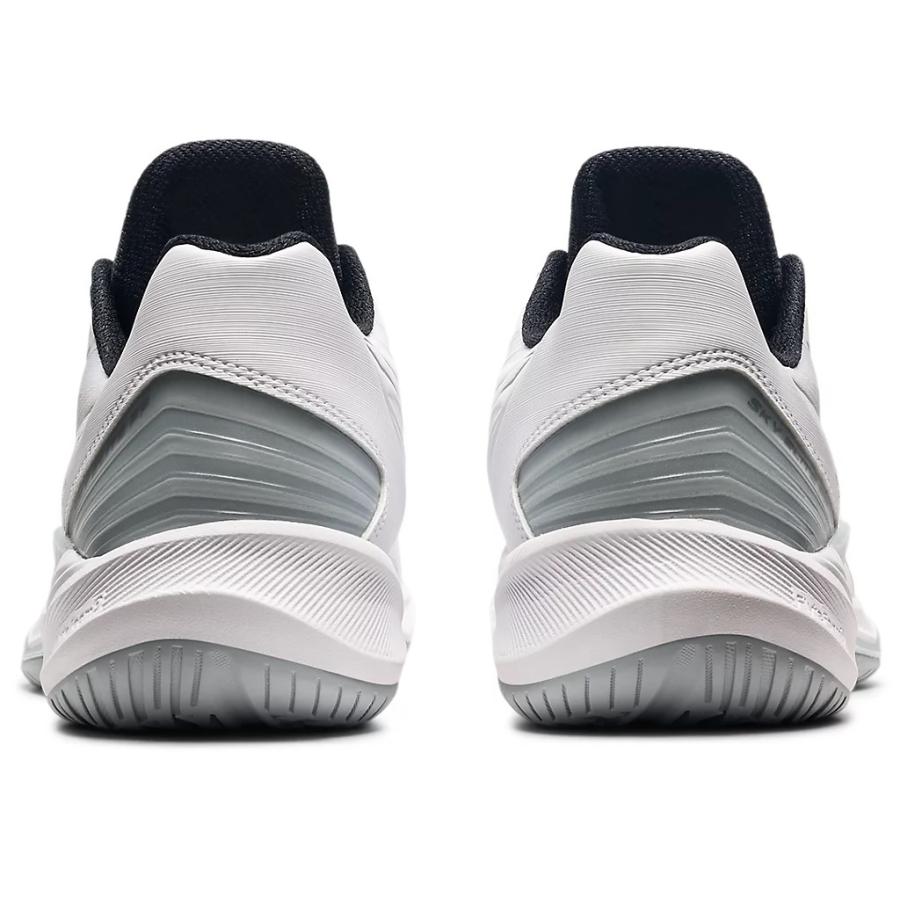 アシックス バレーボールシューズ スカイエリートFF2 1051A064-101 ホワイト×ピュアシルバー 白 バレーシューズ メンズ 男子 人気 おすすめ バレーボールシューズ