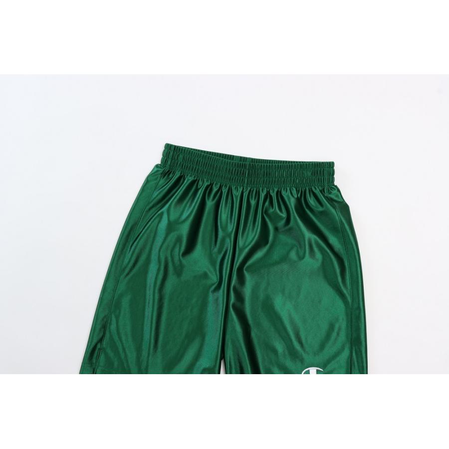 チャンピオン バスケットボール バスパン メンズ レディース プラクティスパンツ 股下約25cm C3TB501 クラシックグリーン