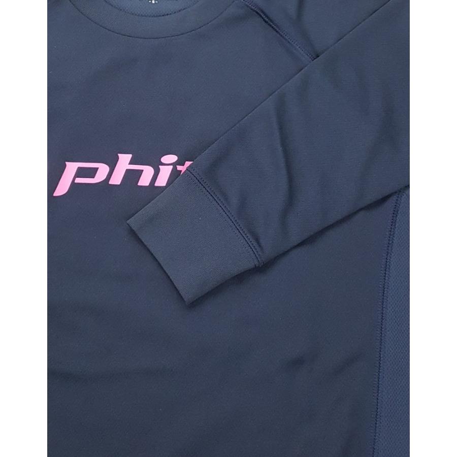 ファイテン phiten tシャツ 長袖 RAKUシャツSPORTS(SMOOTH DRY) (JASPOサイズ規格) メンズ レディース 3120- JG35500 ネイビー×ピンクロゴ :phiten-jg35500:トータイスポーツ ヤフー店 - 通販 - Yahoo!ショッピング