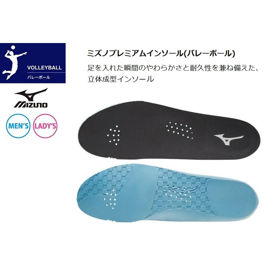 4年保証 インソール 中敷き ミズノ プレミアムインソール インドアシューズ用 V1gz1709 中敷 バレーボール バスケットボール ハンドボール スポーツ