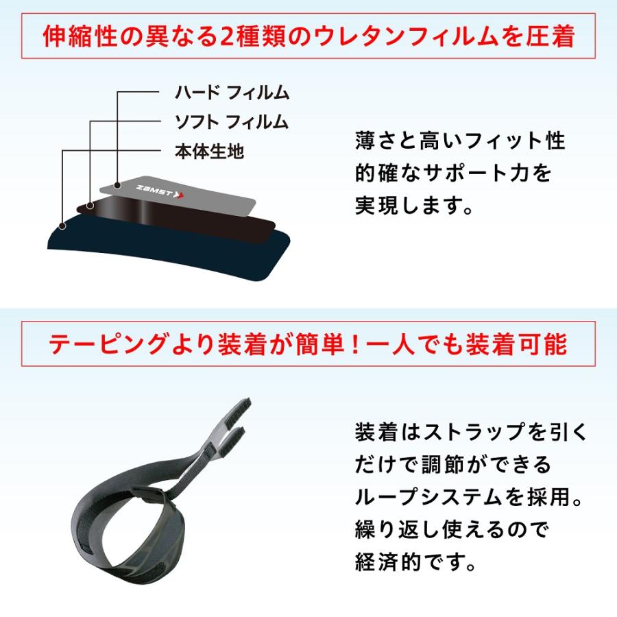 ザムスト 手首サポーター 手首 サポーター 固定 圧迫 リストバンド フィルミスタ リスト 手首の痛み 腱鞘炎 おすすめ スポーツ テニス ゴルフ｜totai｜05