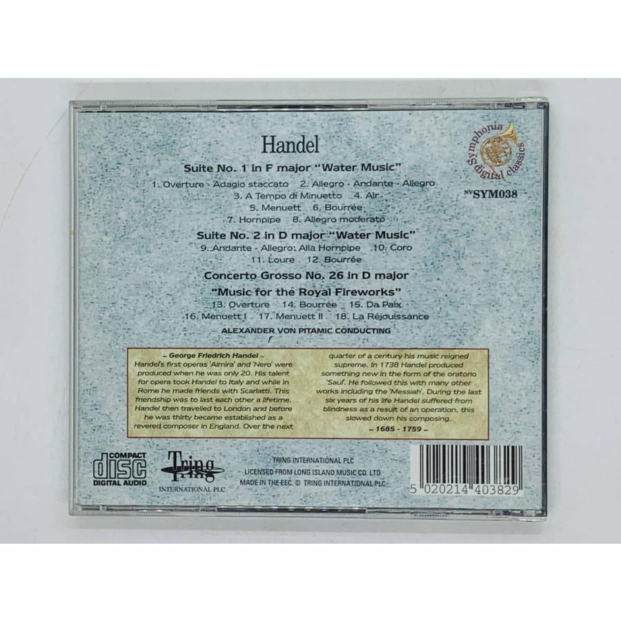 即決CD ヘンデル Handel / Water Music for the Royal Fireworks / アルバム G06｜total-cd-shop｜02