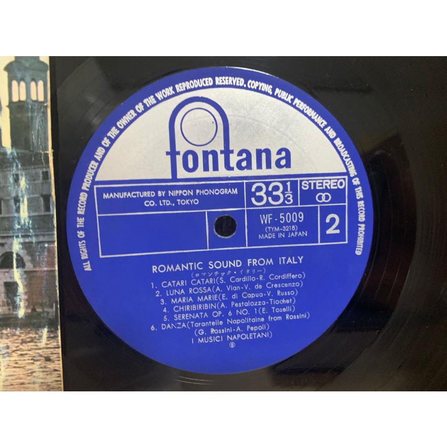 即決LP ROMANTIC SOUND FROM ITALY ロマンチック・イタリー fontana WF