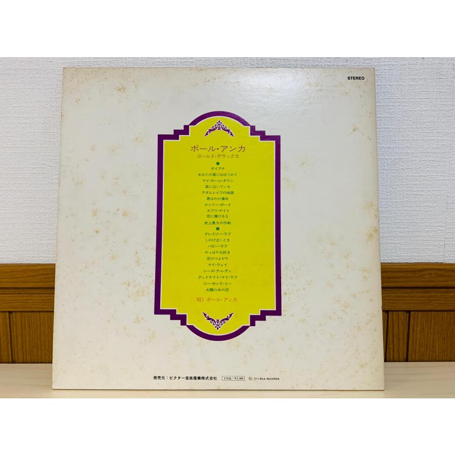 即決2LP Paul Anka Gold Deluxe / ポール・アンカ ゴールド 