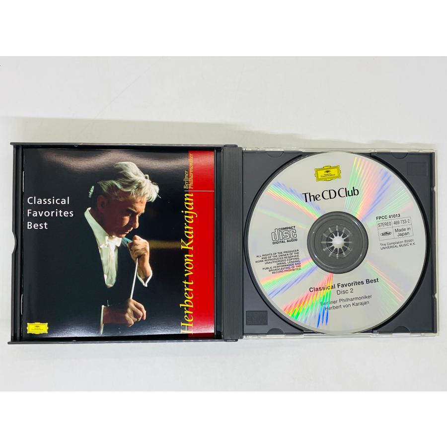 即決2CD CLASSICAL FAVORITES BEST KARAJAN / BERLINER カラヤン