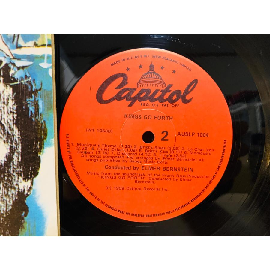 即決LP ニュージーランド盤 最后の接吻 エルマー・バーンスタイン KINGS GO FORTH 1958年の米映画 サントラ L20｜total-cd-shop｜02