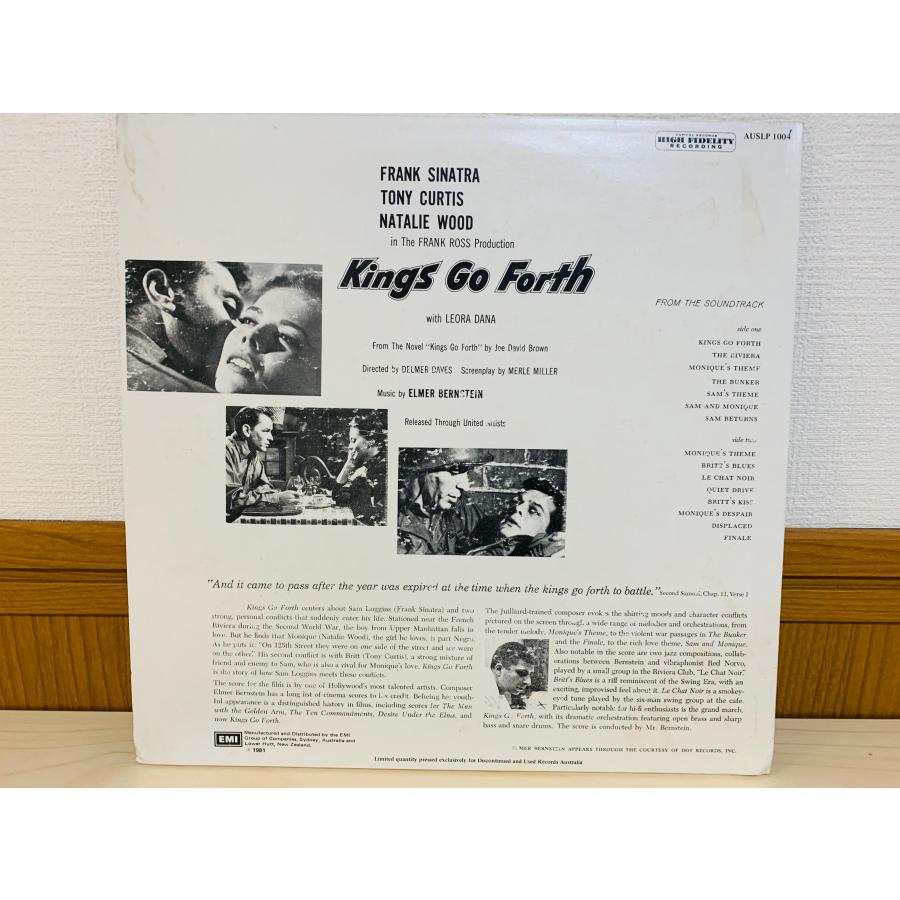 即決LP ニュージーランド盤 最后の接吻 エルマー・バーンスタイン KINGS GO FORTH 1958年の米映画 サントラ L20｜total-cd-shop｜03