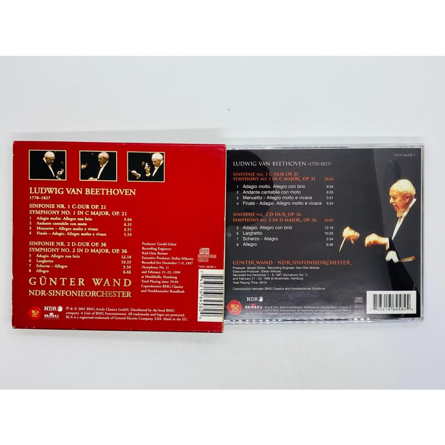 即決CD GUNTER WAND / BEETHOVEN SYMPHONIES No.1 & 2 NDR