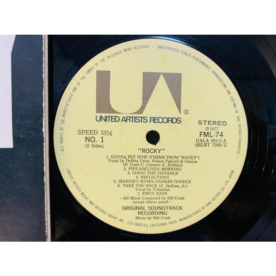 即決LP ROCKY / music by BILL CONTI SOUNDTRACK ロッキー サウンド