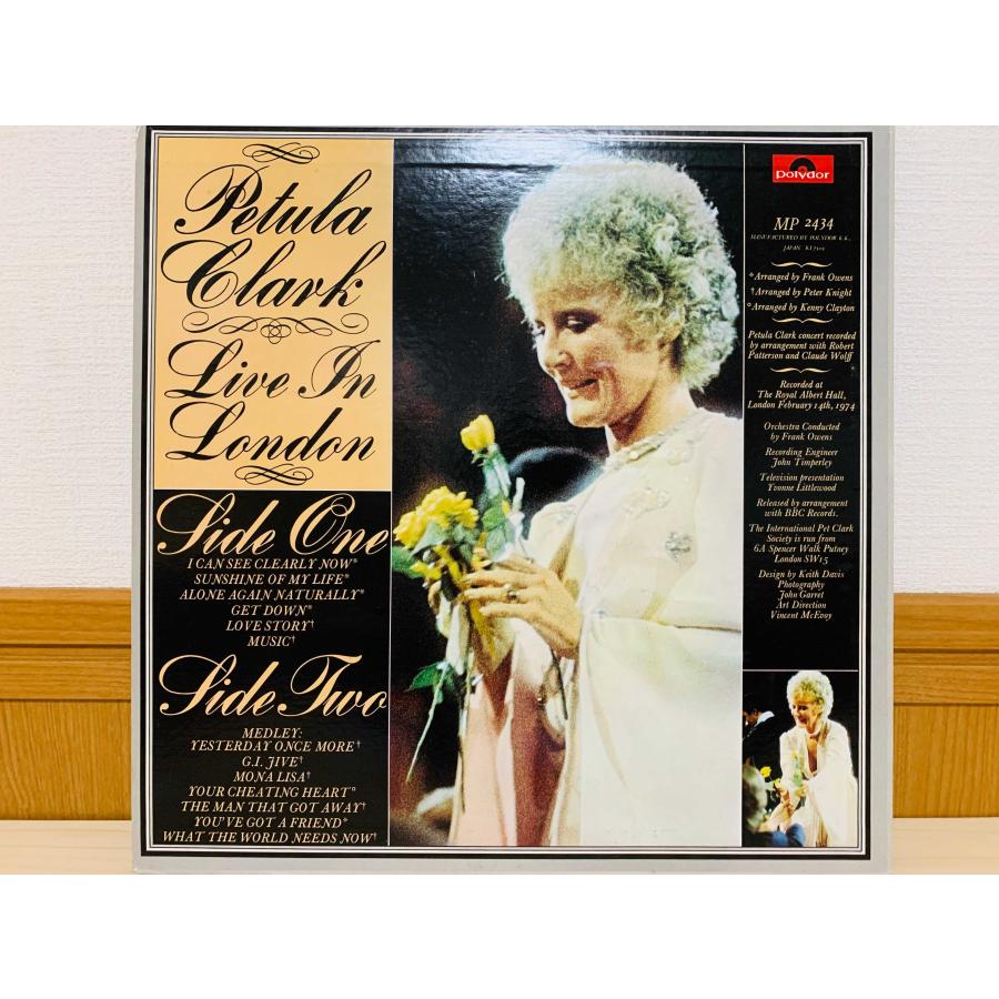 即決LP PETULA CLARK LIVE IN LONDON / ペトゥラ・クラーク
