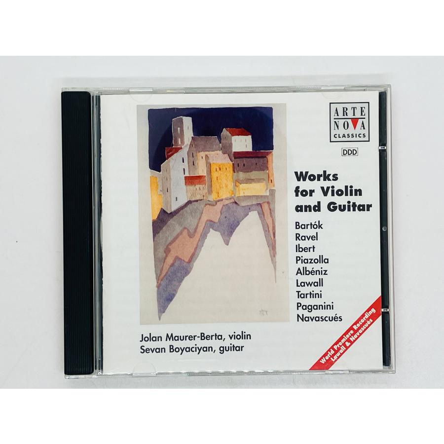 即決CD Works for Violin and Guitar / Jolan Maurer Berta Sevan