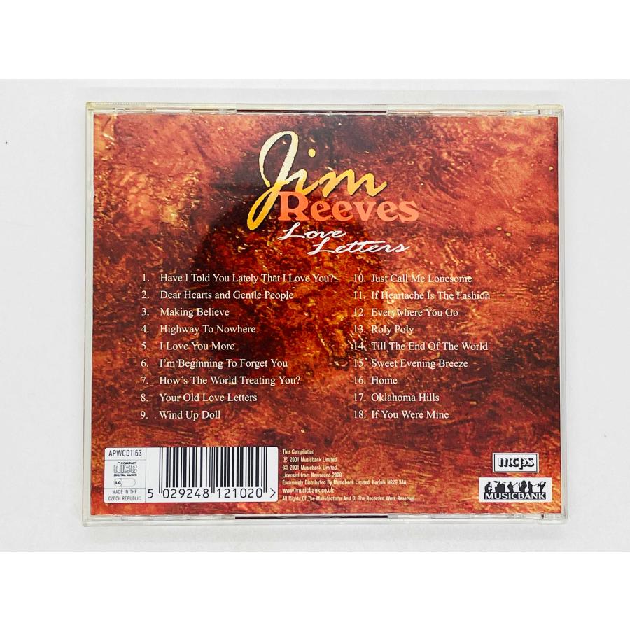 即決CD JIM REEVES love Letters / ジム・リーブス ラブ・レターズ APWCD1163 X43 : TOTAL-CD ...