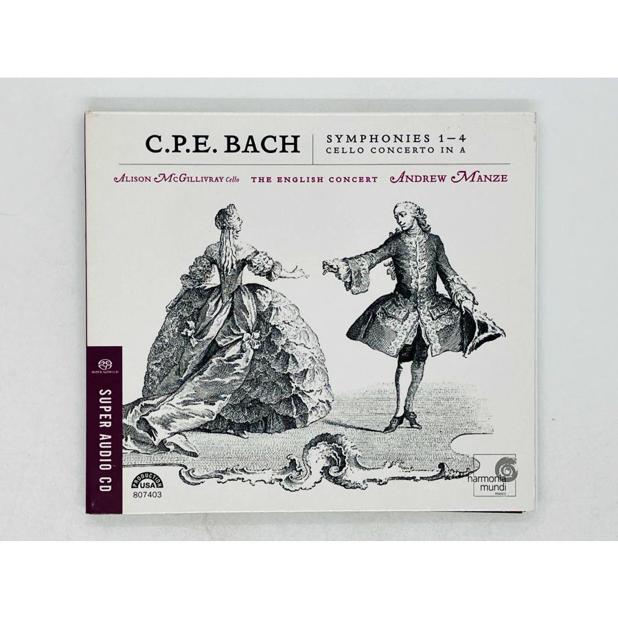 即決ハイブリッドSACD C.P.E. BACH 4 SYMPHONIES / THE ENGLISH