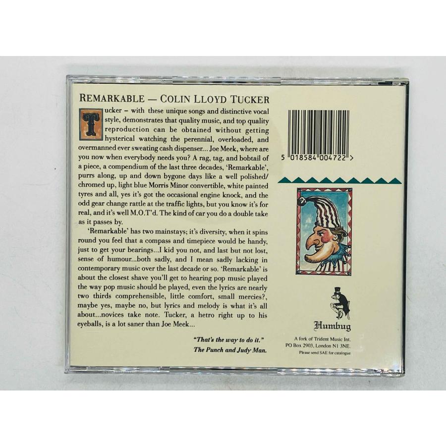 即決CD COLIN LLOYD TUCKER / REMARKABLE ギターポップ、ネオアコ BAH