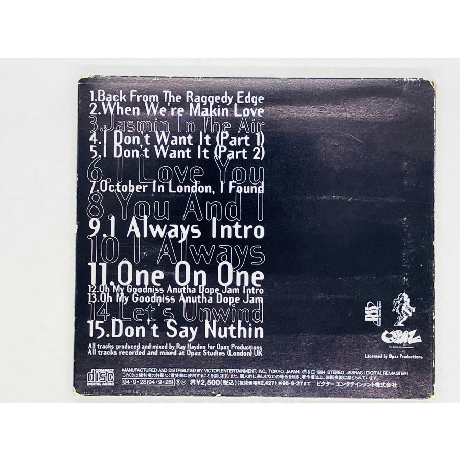 即決CD OPAZ Featuring RAY HAYDEN / Back From The Raggedy 即決CD OPAZ Featuring RAY HAYDEN / Back From The Raggedy