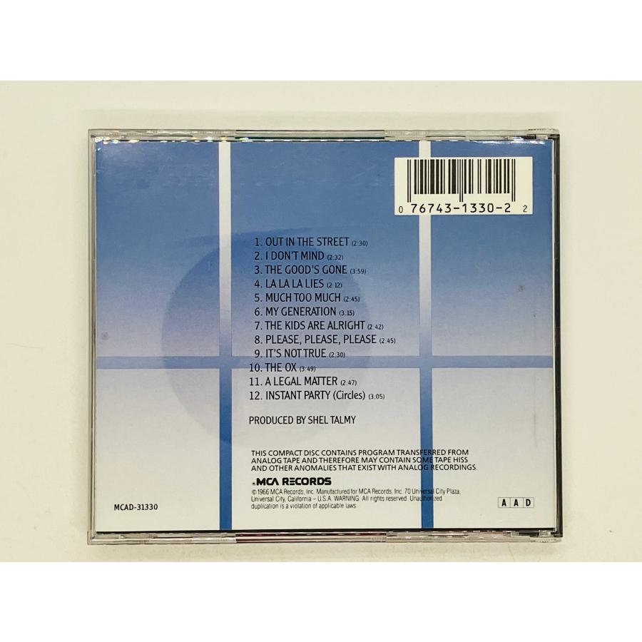 即決CD THE WHO SINGS MY GENERATION / ザ・フー マイ 即決CD THE WHO SINGS MY GENERATION / ザ・フー マイ