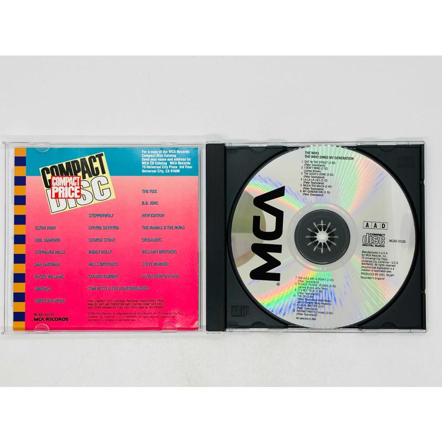 即決CD THE WHO SINGS MY GENERATION / ザ・フー マイ 即決CD THE WHO SINGS MY GENERATION / ザ・フー マイ