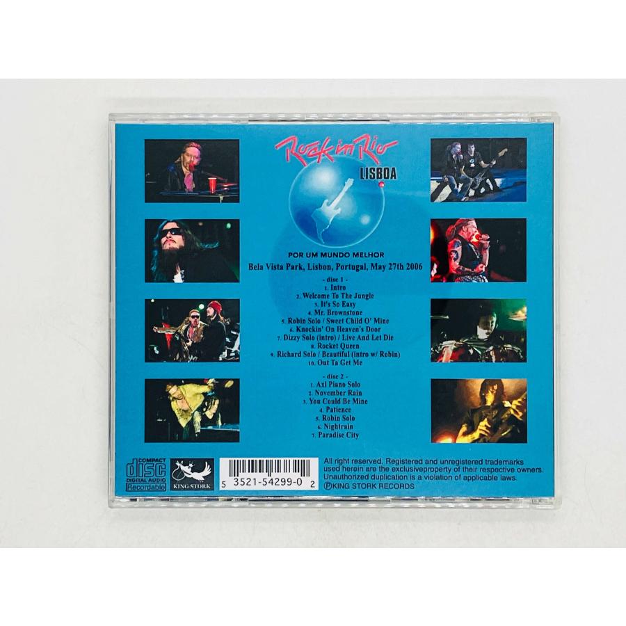 即決2CD-R GUNS N' ROSES / ROCK IN RIO LISBOA 2006 ガンズ・アンド