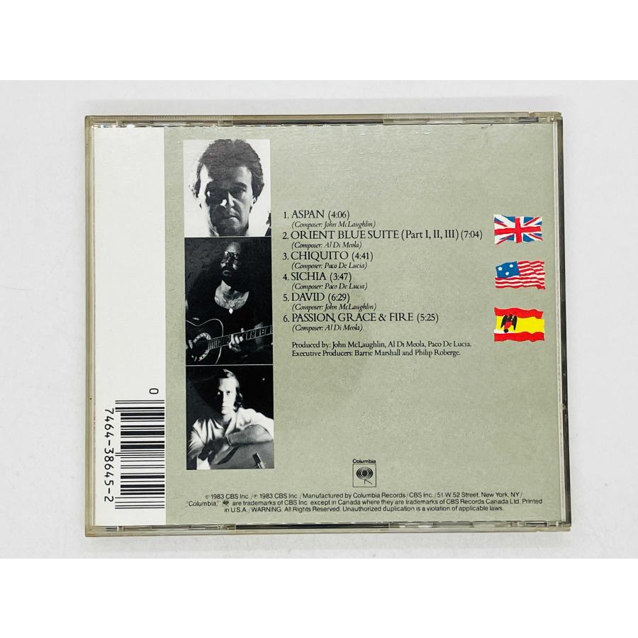 即決CD JOHN MCLAUGHLIN / AL DI MEOLA PACO DE LUCIA PASSION GRACE
