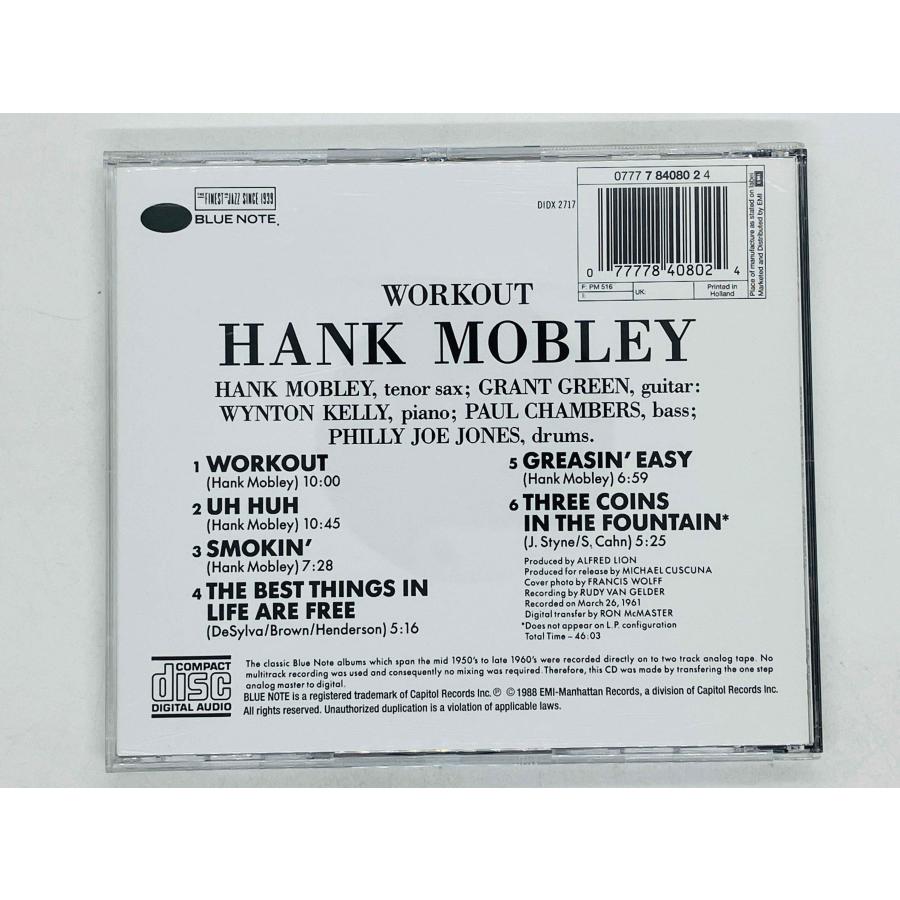 即決CD HANK MOBLEY / WORKOUT ハンク・モブレー ワークアウト