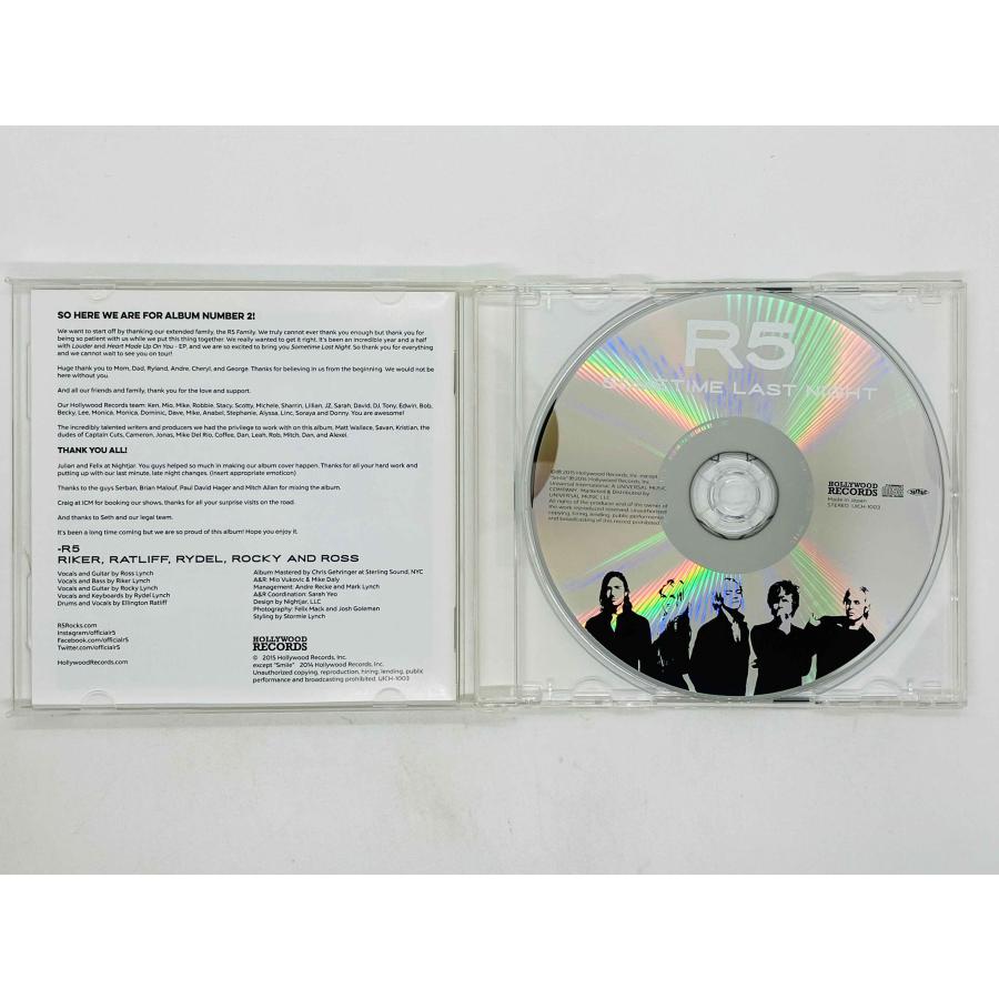 即決CD R5 / SOMETIME LAST NIGHT アールファイヴ サムタイムラスト