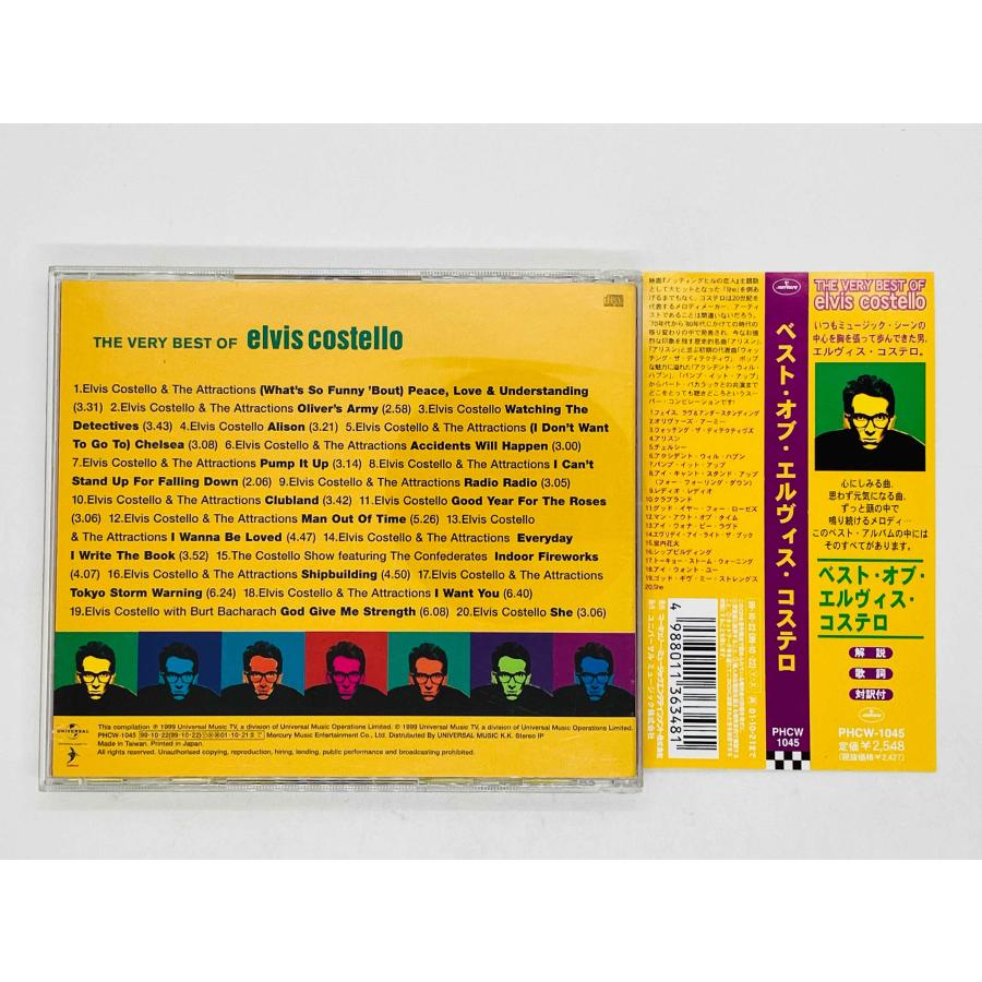 即決CD THE VERY BEST OF elvis costello / ベスト・オブ・エルヴィス
