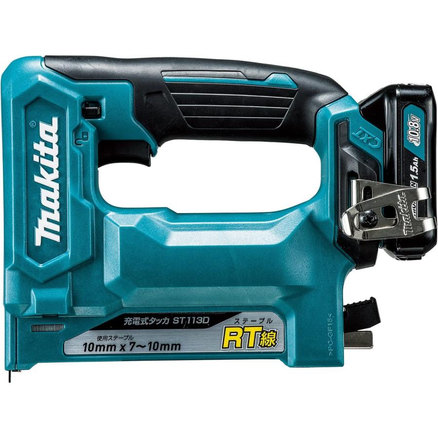マキタ(makita) ST113DSH 充電式タッカ 10.8V 1.5Ah RT線【バッテリー  