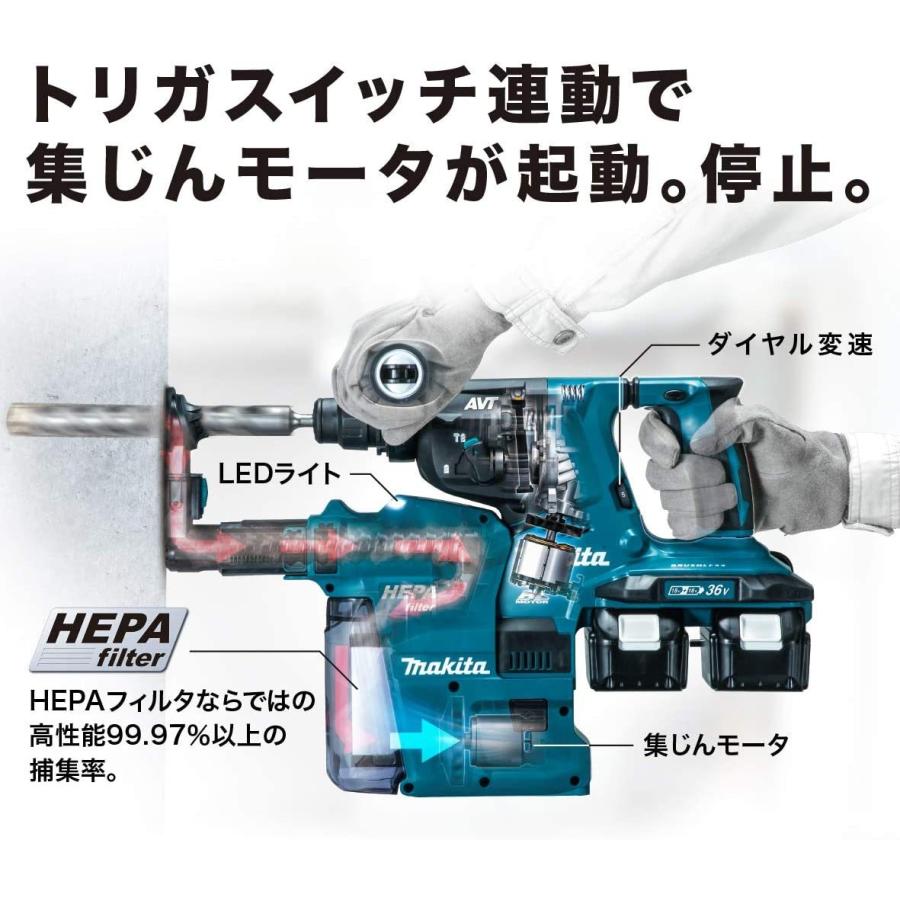 マキタ（makita） HR282DZK 充電式ハンマードリル 28mm 本体+ケース