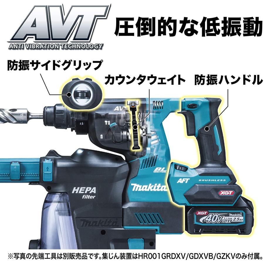 マキタ マキタ(makita) HR001GDXVB 28mm充電式ハンマードリル 黒 40V 