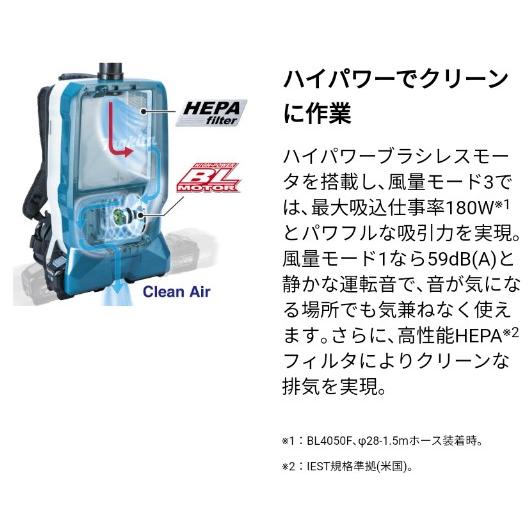 マキタ マキタ(makita) VC012GZ 充電式充電式背負集塵機 6L大 マキタ マキタ(makita) VC012GZ 充電式充電式背負集塵機 6L大