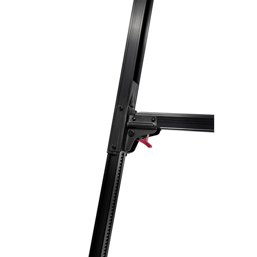 長谷川工業 BLACK LABEL 伸縮式はしご兼用脚立(ワンタッチバー付) RYZB