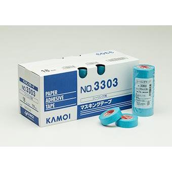 3M KAMOI(カモ井加工紙) シーリング用 マスキングテープ 24mm×18m 1巻 