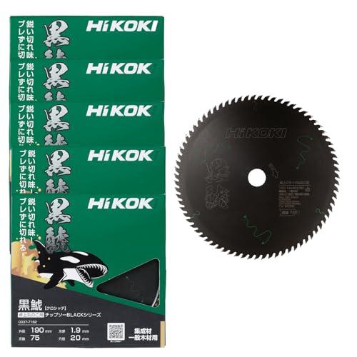 HiKOKI（ハイコーキ） チップソー 黒鯱 190mm 刃数75 卓上スライド丸の 