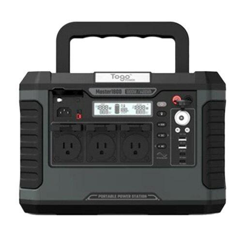 TogoPower ポータブル電源 MASTER2200 大容量 2200W 瞬間最大4400W AC